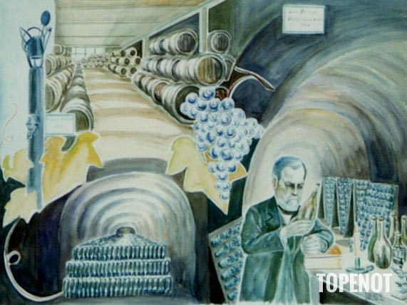 Pasteur-Etude-sur-les-vins-Aquarelle-1992